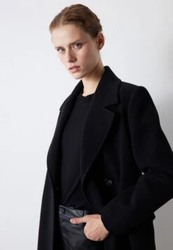 Ipekyol Heavy Regular Fit Belted CachetTrenchBlack Donna Cappotti IP521U081-Q11 -DeFacto Negozio 73f50adb07024cb4ab08785ae5084fc0