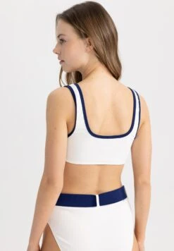 DeFacto Bikini Pezzo SopraWhite Donna Moda Mare DEZ81J01W-A11 8 DeFacto Bikini Pezzo SopraWhite Donna Moda Mare DEZ81J01W-A11 -DeFacto Negozio 74c5bfc6ebce4e5f8f0d548aaa46d862