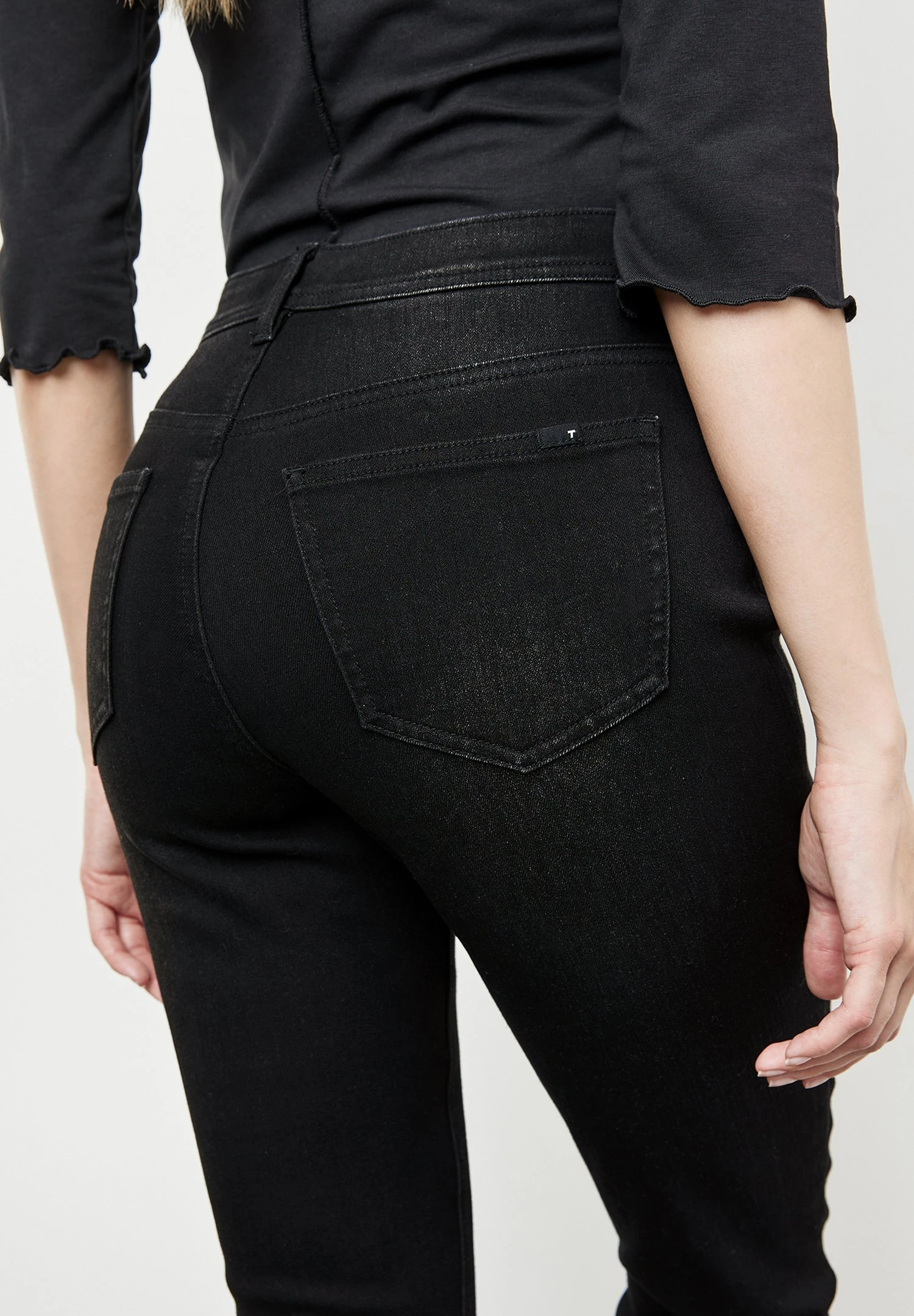 Taifun Cropped TrousersJeans Skinny FitSchwarz Donna Jeans TA021N030-Q11 6 Taifun Cropped TrousersJeans Skinny FitSchwarz Donna Jeans TA021N030-Q11 - immagine 4