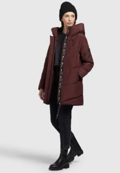 Khujo Jordis5Cappotto InvernaleWeinrot Donna Cappotti KH121U1D3-G11 -DeFacto Negozio 7d9f2f852a3d440bb26ece31d98e9622