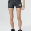 Ed Hardy Doodle-Star- Shorts Di Jeans - Washed Black 1 Ed Hardy Doodle-Star- Shorts Di Jeans - Washed Black -DeFacto Negozio 7f8345cbbd4147479be06fe212f0f157