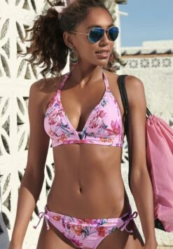 Sunseeker TriangelBikini Pezzo SopraRosa Bedruckt Donna Moda Mare SN581J026-J11