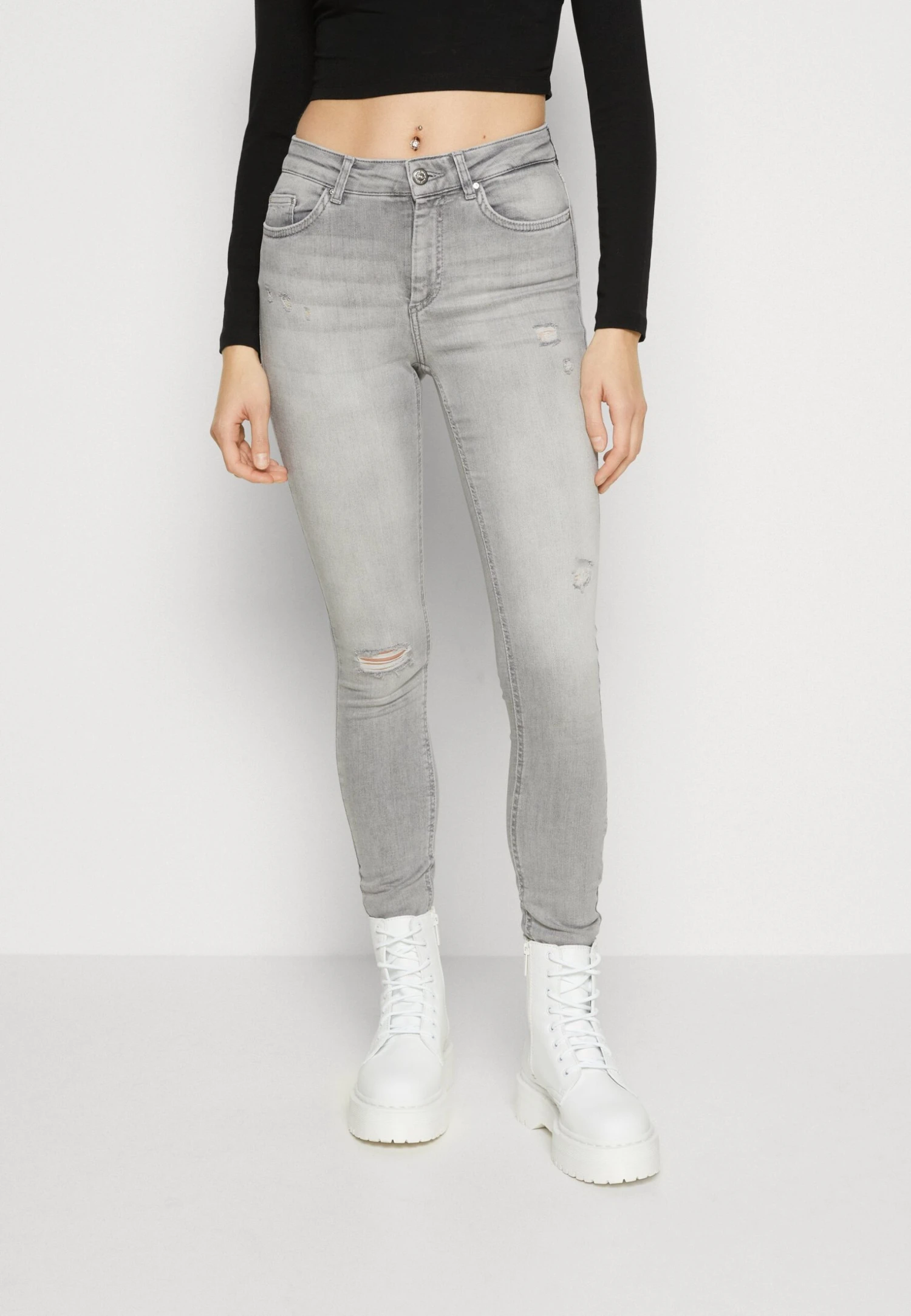 ONLY Onlblush MidJeans Skinny FitMedium Grey Denim Donna Jeans ON321N227-C11 3 ONLY Onlblush MidJeans Skinny FitMedium Grey Denim Donna Jeans ON321N227-C11