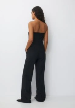 PULL & BEAR Bandeau Tuta JumpsuitBlack Donna Tute Jumpsuit PUC21T0AK-Q11 -DeFacto Negozio 965f5fad1b7f435e8594be4587bd1d86