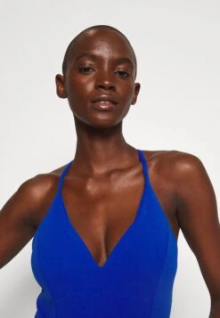 Marsha Back Strappy Tuta JumpsuitElectric Blue Donna Tute Jumpsuit WAH21T01T-K11 -DeFacto Negozio 98d6a30ee7a047e4995d9c294c11473c