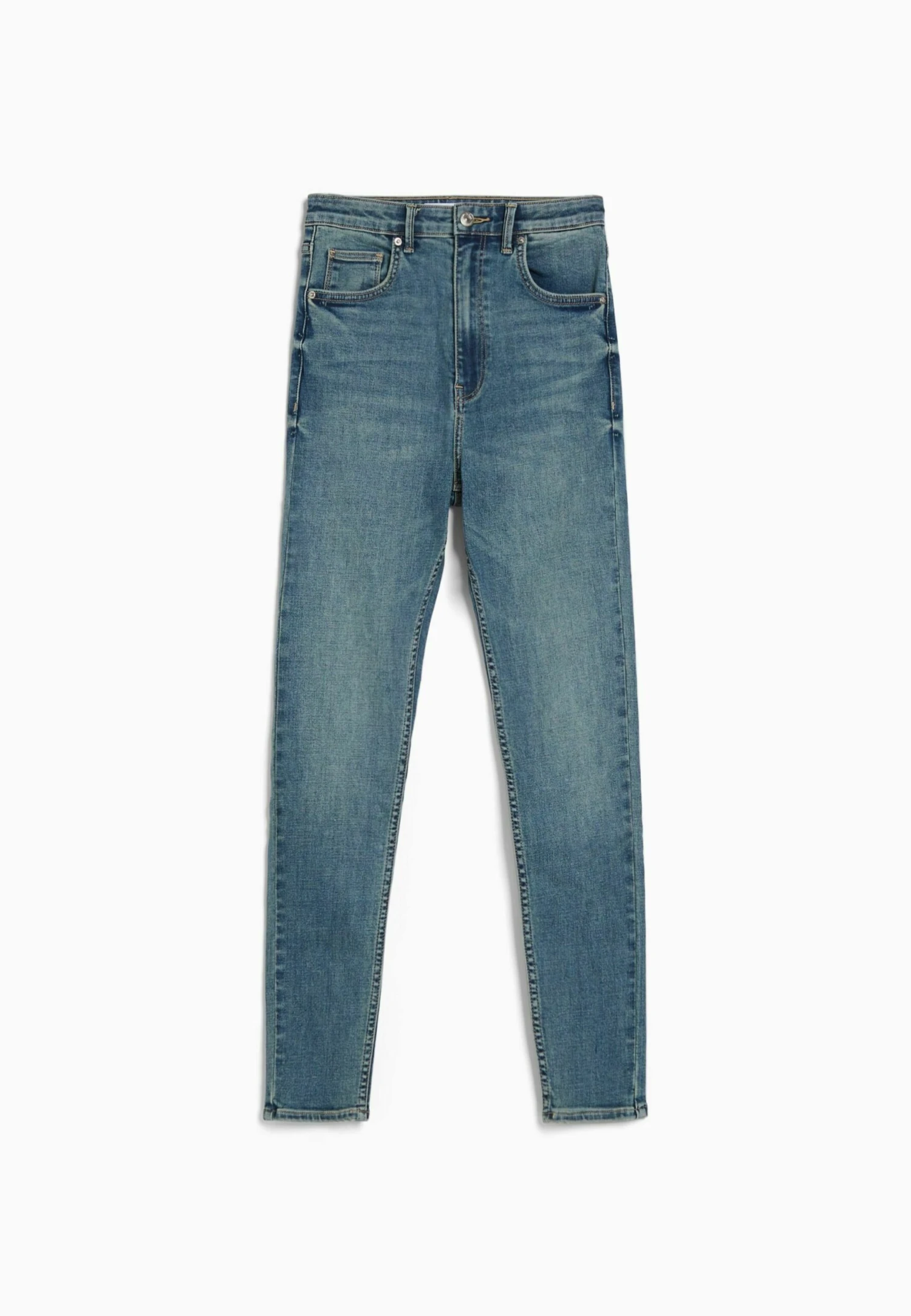 BERSHKA Super High-WaistJeans Skinny FitBlue/Grey Donna Jeans BEJ21N0H7-K11 7 BERSHKA Super High-WaistJeans Skinny FitBlue/Grey Donna Jeans BEJ21N0H7-K11 - immagine 5