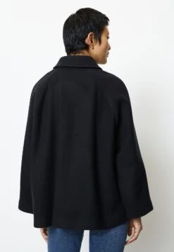 Marc O'Polo Double Breasted Lapel Collar Welt PocketsCappotto CortoDeep Blue Sea Donna Cappotti MA321U0DA-K11 -DeFacto Negozio 9e91459bd7ee4494995d153303471d5e