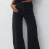 PULL & BEAR Wide-LegJeans BaggyBlack Donna Jeans PUC21N0LX-Q11 -DeFacto Negozio a555ed6ddcda4bf89df360a6f9050cfb