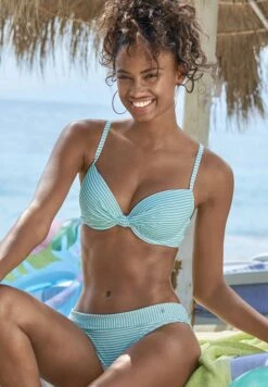 S.Oliver BügelBikiniMint/Weiß Donna Moda Mare SO281L01U-M11