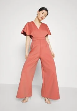 Wedding Petite Betty Wrap JumpsuitTuta JumpsuitRosa Donna Tute Jumpsuit WAD21T01H-J11 -DeFacto Negozio a8b3c6a4007c42f4a7b4402d159e7e9f