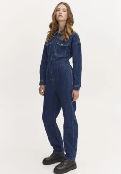 Pzkitt Tuta JumpsuitMedium Blue Denim Donna Tute Jumpsuit PUH21T006-K11 11 Pzkitt Tuta JumpsuitMedium Blue Denim Donna Tute Jumpsuit PUH21T006-K11 -DeFacto Negozio adac8ee8713b41338f8e336da9503888