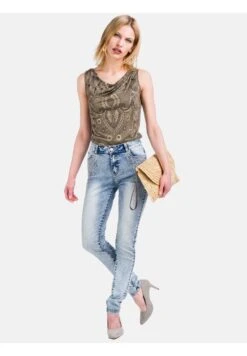 Koroshi Denim Fantasia - Jeans Skinny Fit - Azul Medio 8 Koroshi Denim Fantasia - Jeans Skinny Fit - Azul Medio -DeFacto Negozio ba962ff6217440b7a7fe140b2e2c2865