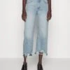DL1961 Hepburn Wide Leg/High Rise VintageJeans A SigarettaSlate Donna Jeans DL421N03Q-K11