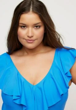 Ulla Popken Badeanzug, Volant, V-Ausschnitt, SoftcupsCostume Da BagnoPfauenblau Donna Moda Mare UP181G0G5-K11 9 Ulla Popken Badeanzug, Volant, V-Ausschnitt, SoftcupsCostume Da BagnoPfauenblau Donna Moda Mare UP181G0G5-K11 -DeFacto Negozio c390ae85f35846a68e917badc33c6ab5