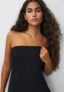 PULL & BEAR Bandeau Tuta JumpsuitBlack Donna Tute Jumpsuit PUC21T0AK-Q11 -DeFacto Negozio c45ff8261653463bb5261d0f1bb6aef4