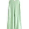 Next Tuta JumpsuitGreen Donna Tute Jumpsuit NX321T0OD-M11 -DeFacto Negozio c59ac062a0bc4ded8a1e5434bc577998