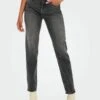 ONLY High Waist Onlemily Stretch St Ank NoosJeans Slim FitDark Grey Denim Donna Jeans ON321N218-C11
