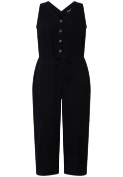 Ulla Popken Coupe Large Sans Manches Et Col VTuta JumpsuitMarine Donna Tute Jumpsuit UP121T011-Q11 -DeFacto Negozio ce2816dffb7549f48a10336504eeb831