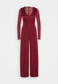 Wal G Sleeve V NeckTuta JumpsuitWine Donna Tute Jumpsuit WG021T0AY-G11 -DeFacto Negozio cefe393392024f2cb543dfc81ce78d23