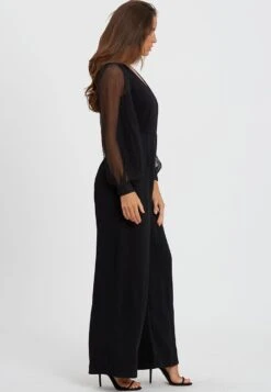 Tussah Elsie JumpsuitTuta JumpsuitBlack Donna Tute Jumpsuit TUQ21T015-Q11 -DeFacto Negozio d047838b5ea5450fb351b699fb3d3994