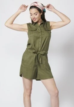 Koroshi Tuta Jumpsuit - Kaki -DeFacto Negozio d065d6e256c8419590a8e0f5e5c683b1
