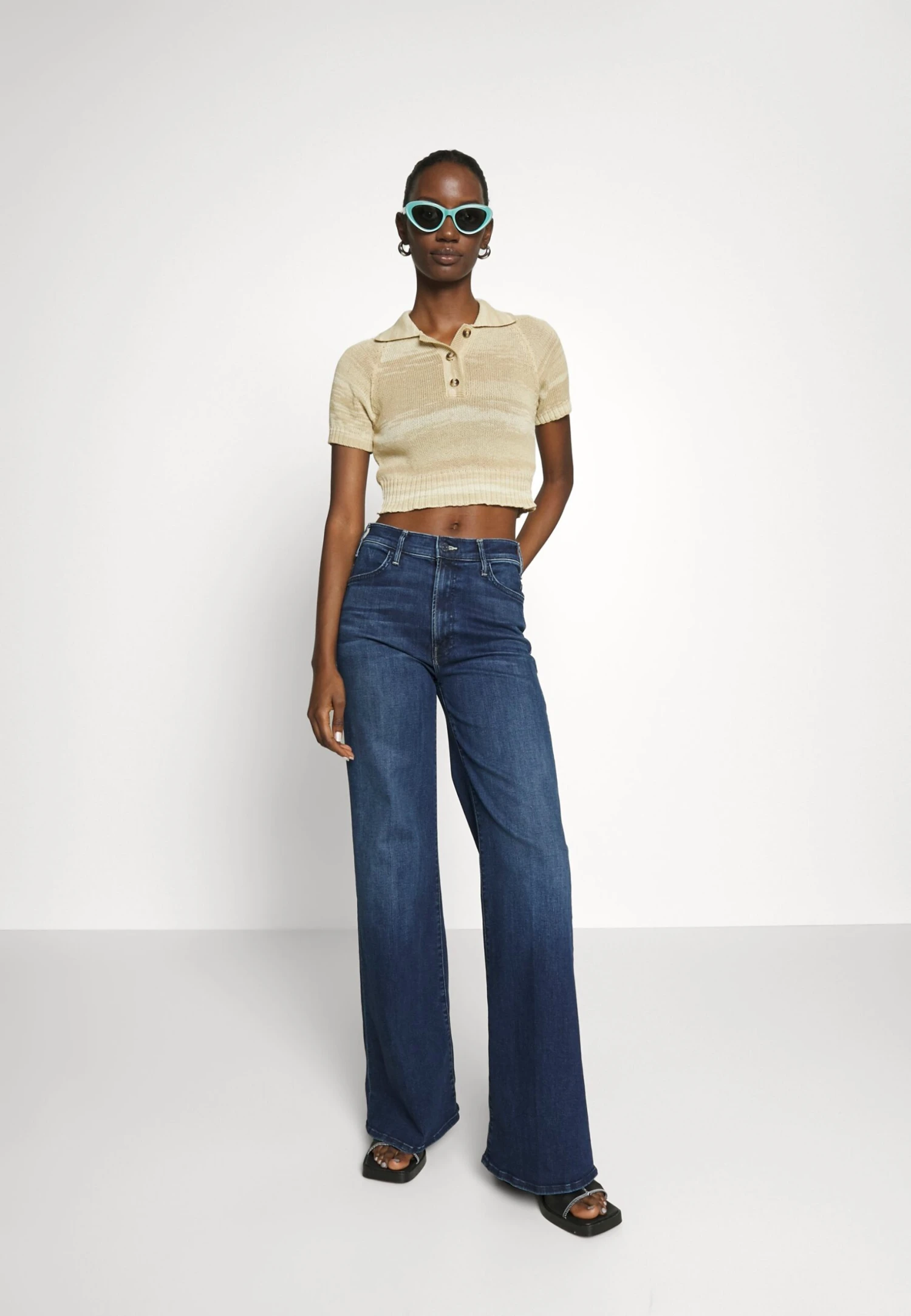 MOTHER The Hustler Roller SneakJeans BaggyHeirloom Donna Jeans MH321N0A5-K11 4 MOTHER The Hustler Roller SneakJeans BaggyHeirloom Donna Jeans MH321N0A5-K11 - immagine 2