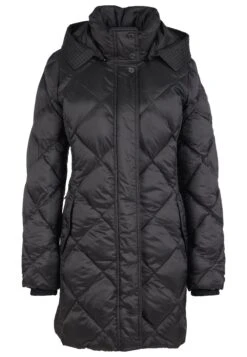 FUCHS SCHMITT ThermoreMit Abnehmbarer Kapuze Diamantsteppung Und PattentaschenCappotto InvernaleSchwarz Donna Cappotti FUD21U0E4-Q11 -DeFacto Negozio d3ce254f48094bf0acc8f3c8f12ead4f