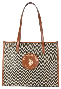 U.S. Polo Assn. Accessorio Da SpiaggiaNero Crema Marrone Donna Moda Mare US281M002-Q11