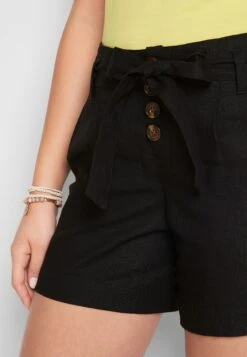 ShortsSchwarz Donna Shorts B3D21S06K-Q11 -DeFacto Negozio d5b82ccad74a4963855e0dc73bad0cef