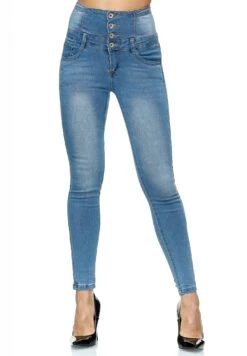 Highwaist Jeans Skinny FitBlau Donna Jeans E1N21N00I-K14 -DeFacto Negozio d673cf258c45414aaa81ae9b561f360a