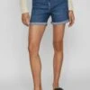 Vila High Waist - Shorts Di Jeans - Medium Blue Denim -DeFacto Negozio d69118e79bc24e7fa3b528d3e6efbf06