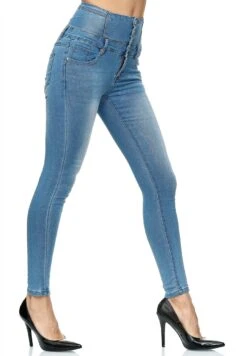 Highwaist Jeans Skinny FitBlau Donna Jeans E1N21N00I-K14 -DeFacto Negozio d75317838f0d4e678062ceee4195c535