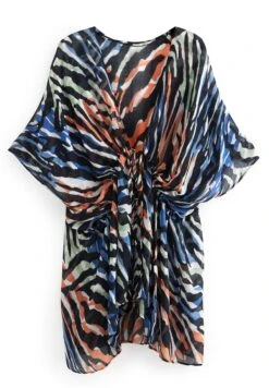 Next Zebra Print Longline Tie Waist KimonoAccessorio Da SpiaggiaOrange Donna Moda Mare NX381M00Z-H11 -DeFacto Negozio d80bd6dc9b1d4caca6385b3cccc19b01