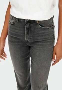 ONLY High Waist Onlemily Stretch St Ank NoosJeans Slim FitDark Grey Denim Donna Jeans ON321N218-C11 -DeFacto Negozio d9518d066de44dfca60b840d434971de