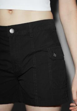 ShortsBlack Donna Shorts CFI21S01W-Q11 -DeFacto Negozio de470fedea3f48d4a03c898d7f2413fd