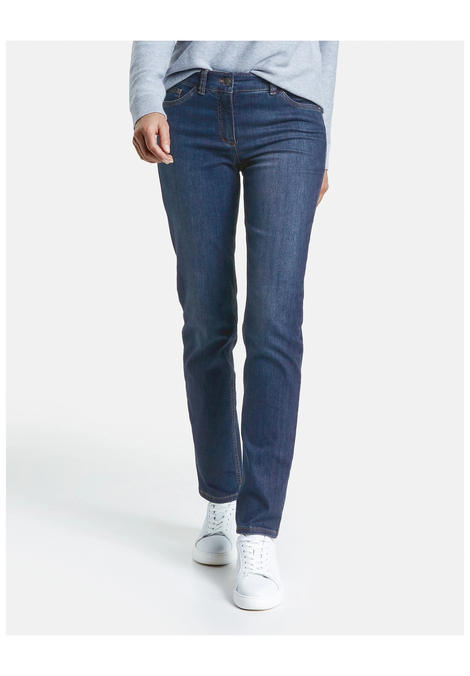 Gerry Weber Jeans Slim FitDark Blue Denim Mit Use Donna Jeans GW121N01Y-K11 3 Gerry Weber Jeans Slim FitDark Blue Denim Mit Use Donna Jeans GW121N01Y-K11