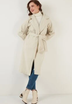 LELA Loose FitCappotto ClassicoMink Color Donna Cappotti L6S21U01D-B12 -DeFacto Negozio e0620301681e46d9a13e36a98b00a368