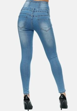 Highwaist Jeans Skinny FitBlau Donna Jeans E1N21N00I-K14 -DeFacto Negozio e096a5bda1834bcf861fbd18606391f8