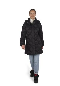 FUCHS SCHMITT ThermoreMit Abnehmbarer Kapuze Diamantsteppung Und PattentaschenCappotto InvernaleSchwarz Donna Cappotti FUD21U0E4-Q11 -DeFacto Negozio e2b0317cc8ac46cba47f81da72f7077d
