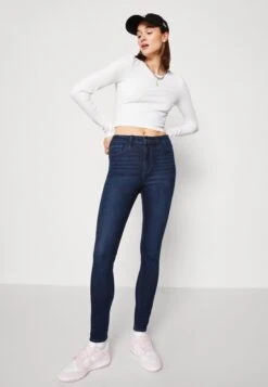 Hollister Co. Tonal Clean CurvyJeans Skinny FitDark Wash Donna Jeans H0421N072-K11 -DeFacto Negozio e4bcfe47c66e409bb44e2ea366e66f20
