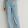 NA-KD Jeans Baggy - Vintage Blue