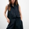 ADOLFO DOMINGUEZ Tuta JumpsuitBlack Donna Tute Jumpsuit ADL21T007-Q11
