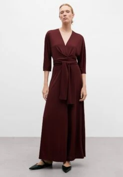 ADOLFO DOMINGUEZ V-NecklineTuta JumpsuitDark Red Donna Tute Jumpsuit ADL21T008-G11 -DeFacto Negozio ea71a86ed44e43c2aa570a1c3c7731e2