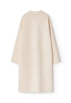 ADOLFO DOMINGUEZ Double-Fronted Knitted Cappotto ClassicoLight Cream Donna Cappotti ADL21U01V-B11 -DeFacto Negozio eb79731504b04eb68fbf9a449043f445