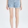 DeFacto Mom Fit Shorts Di JeansBlue Donna Shorts DEZ21S0BD-K11 -DeFacto Negozio ebaad33315834ab4954811128c71a1e2