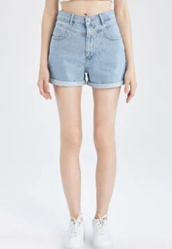 DeFacto Mom Fit Shorts Di JeansBlue Donna Shorts DEZ21S0BD-K11