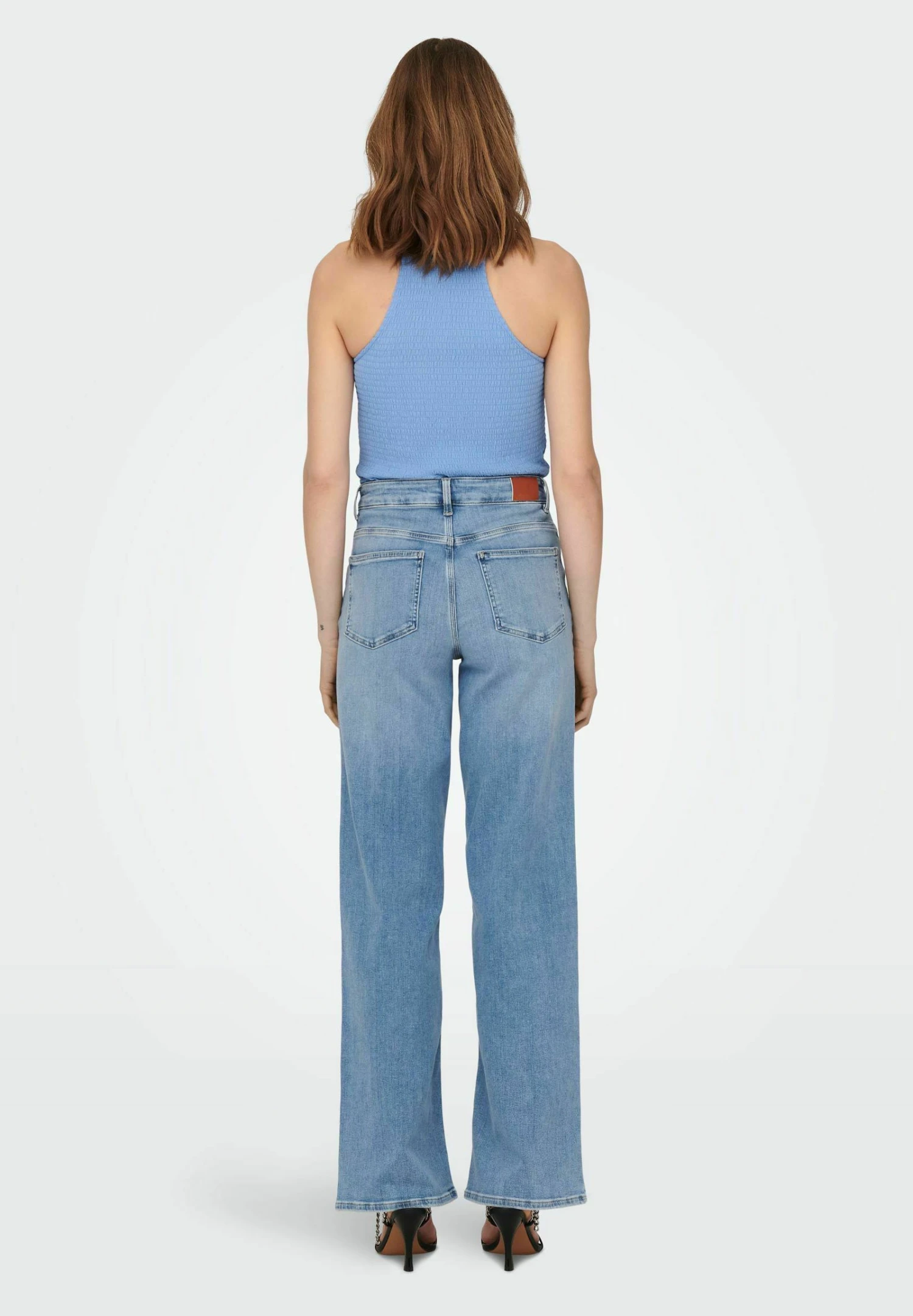 ONLY Onlmadison Blush Hw WideJeans A ZampaLight Blue Denim Donna Jeans ON321N264-K11 5 ONLY Onlmadison Blush Hw WideJeans A ZampaLight Blue Denim Donna Jeans ON321N264-K11 - immagine 3