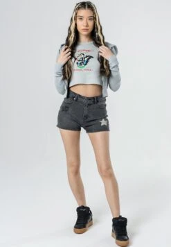 Ed Hardy Doodle-Star- Shorts Di Jeans - Washed Black -DeFacto Negozio eec1ffb9e5f043c0a99db92f9037b3cd