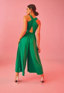 Zero Mit Weitem BeinTuta JumpsuitPepper Green Donna Tute Jumpsuit ZEE81P001-M11 -DeFacto Negozio f7e6c45d3e93472eb010a9f75a57607b