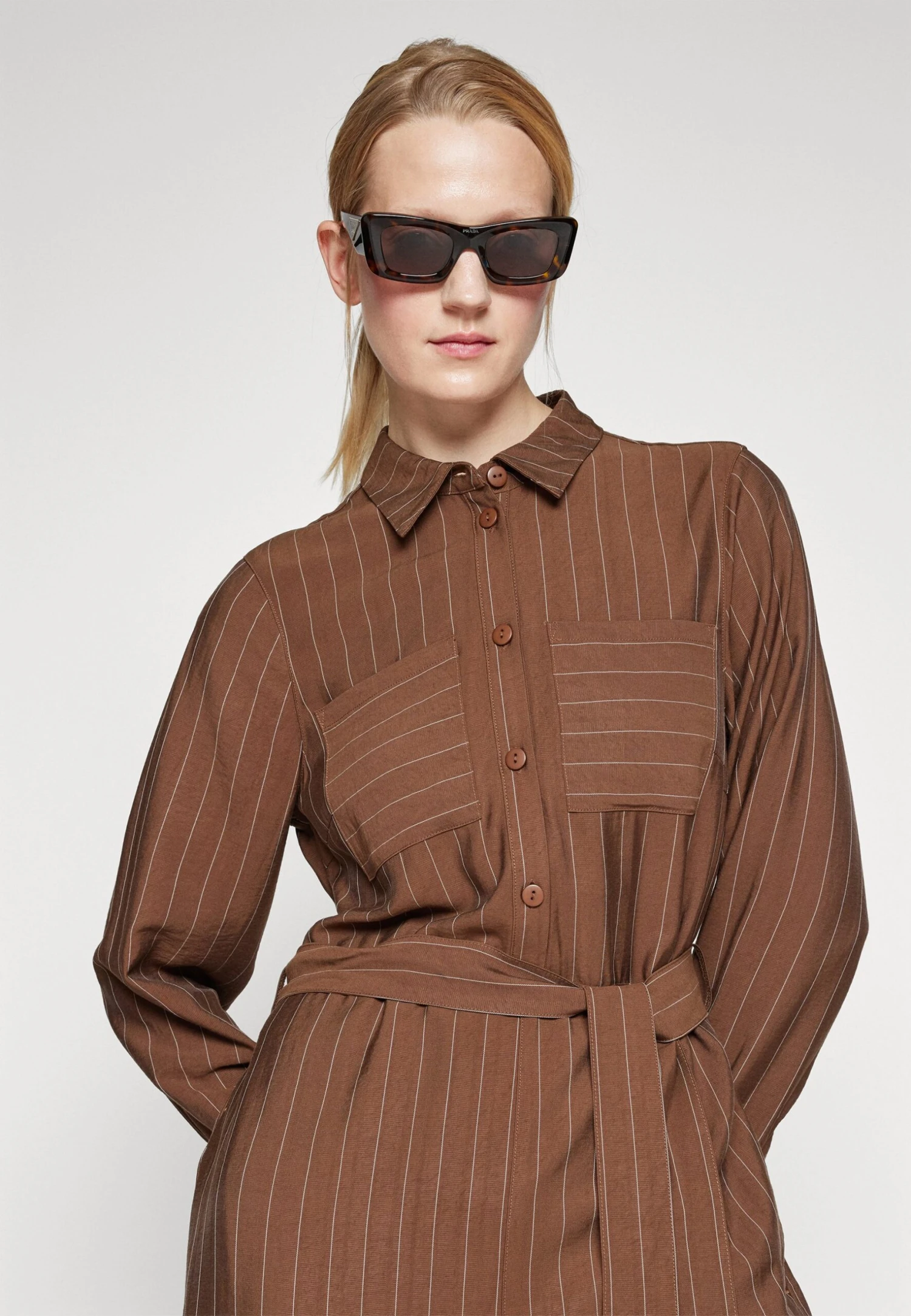 MOSS COPENHAGEN Haura JoanitaTuta JumpsuitCocoa/Egret Donna Tute Jumpsuit M0Y21T00T-O11 6 MOSS COPENHAGEN Haura JoanitaTuta JumpsuitCocoa/Egret Donna Tute Jumpsuit M0Y21T00T-O11 - immagine 4